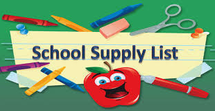 2020-21 K-4 School Supply List