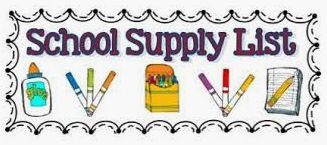 2020-21 MS & HS School Supply List